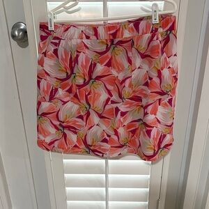 Chico's Vibrant Floral Skort